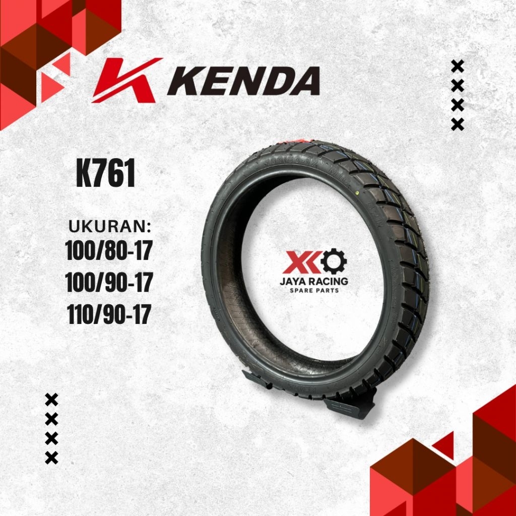 Kenda K761 Ban Luar Motor Ring 17 | 100/80-17 100/90-17 110/90-17