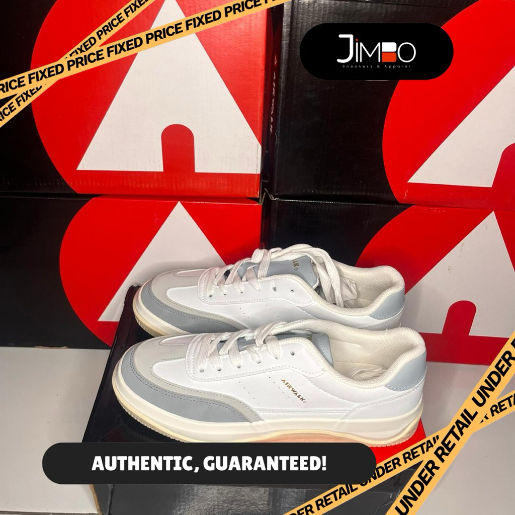 Airwalk Dusk Putih Abu 100% Original.