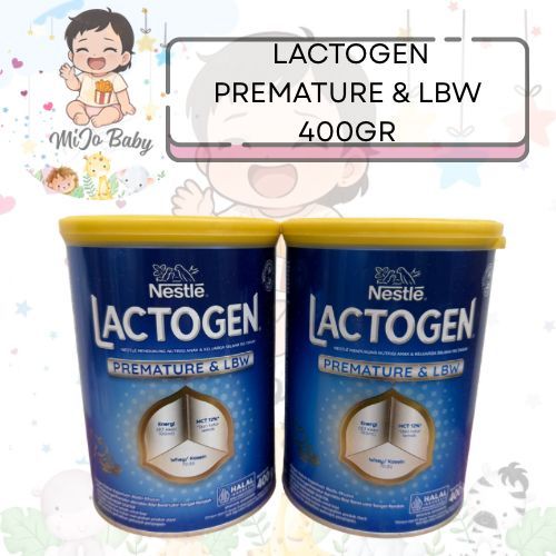 Lactogen Susu Formula Bayi Prematur LBW 400g Padatan Susu Minyak Nabati