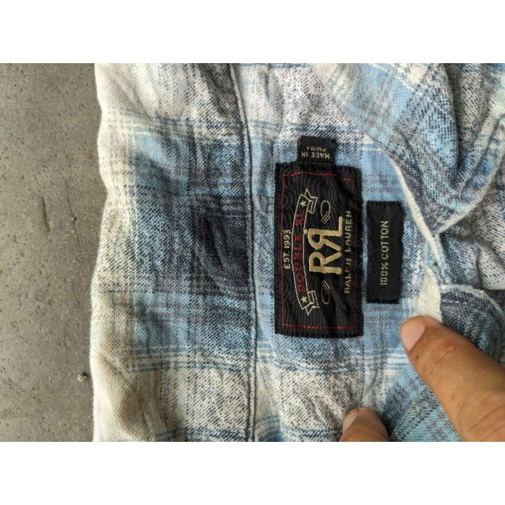 double RL flanel shirt