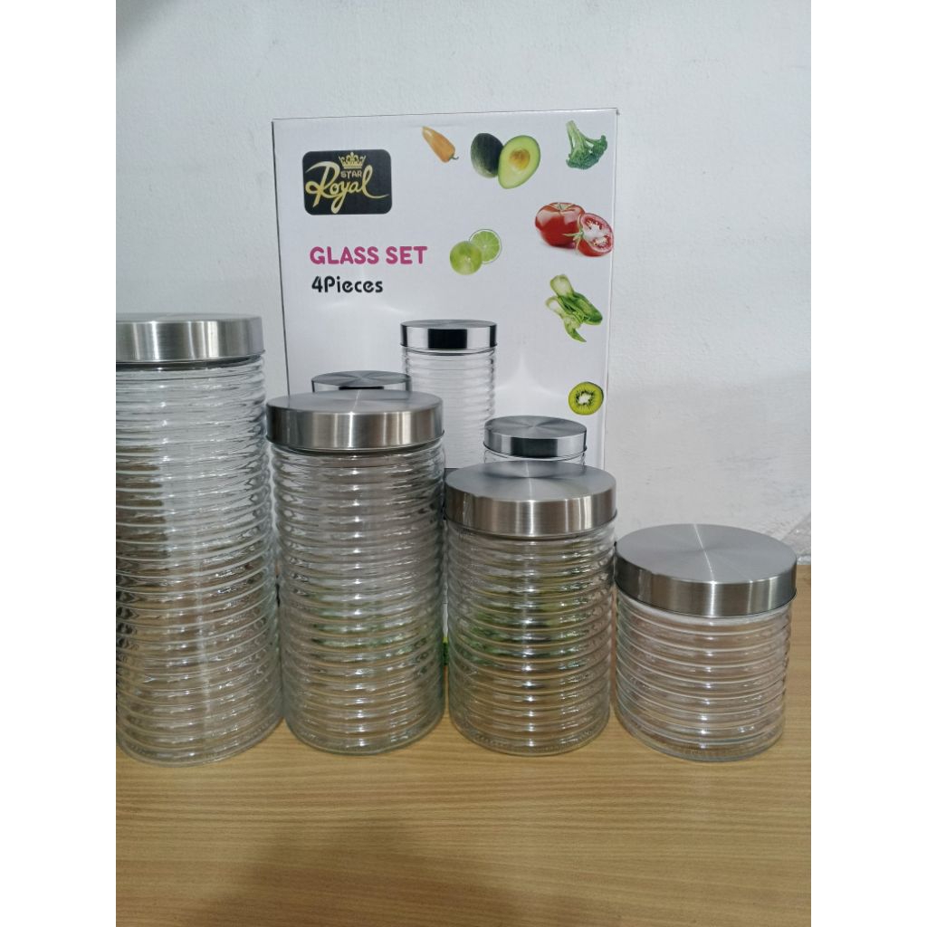 set toples kaca Royal Star yang berisi 4 buah