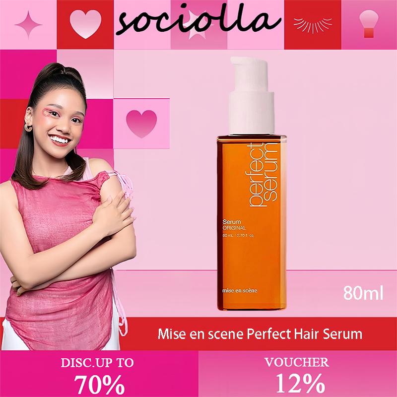 mise en scene Perfect Serum Original 80ml/Hair Serum untuk Rambut Rusak/Hair Care/Serum Rambut