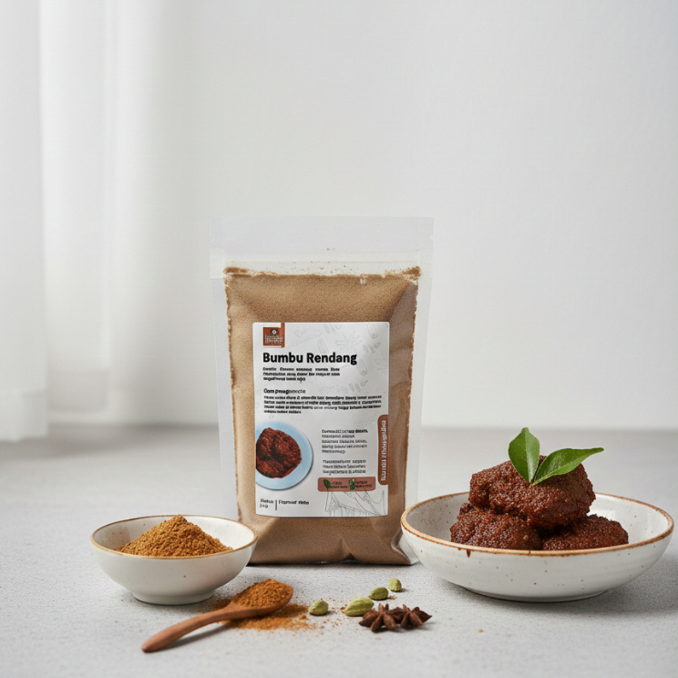 Balur - Bumbu Rendang Bubuk Asli Khas Minangkabau Non MSG 5 Kg Daging Rempah Lokal Nusantara