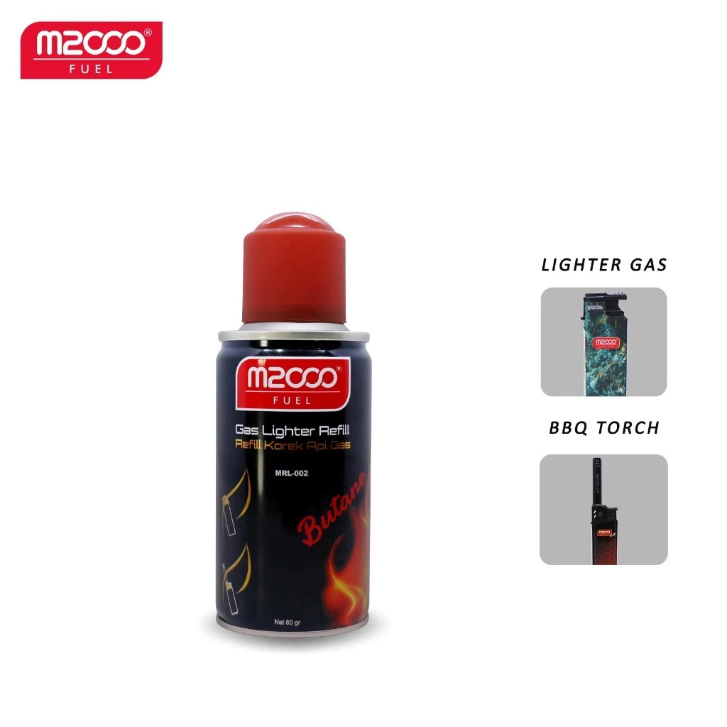 M2000 Refill GAS / Korek Pematik Api Gas Tembak / Lighter/