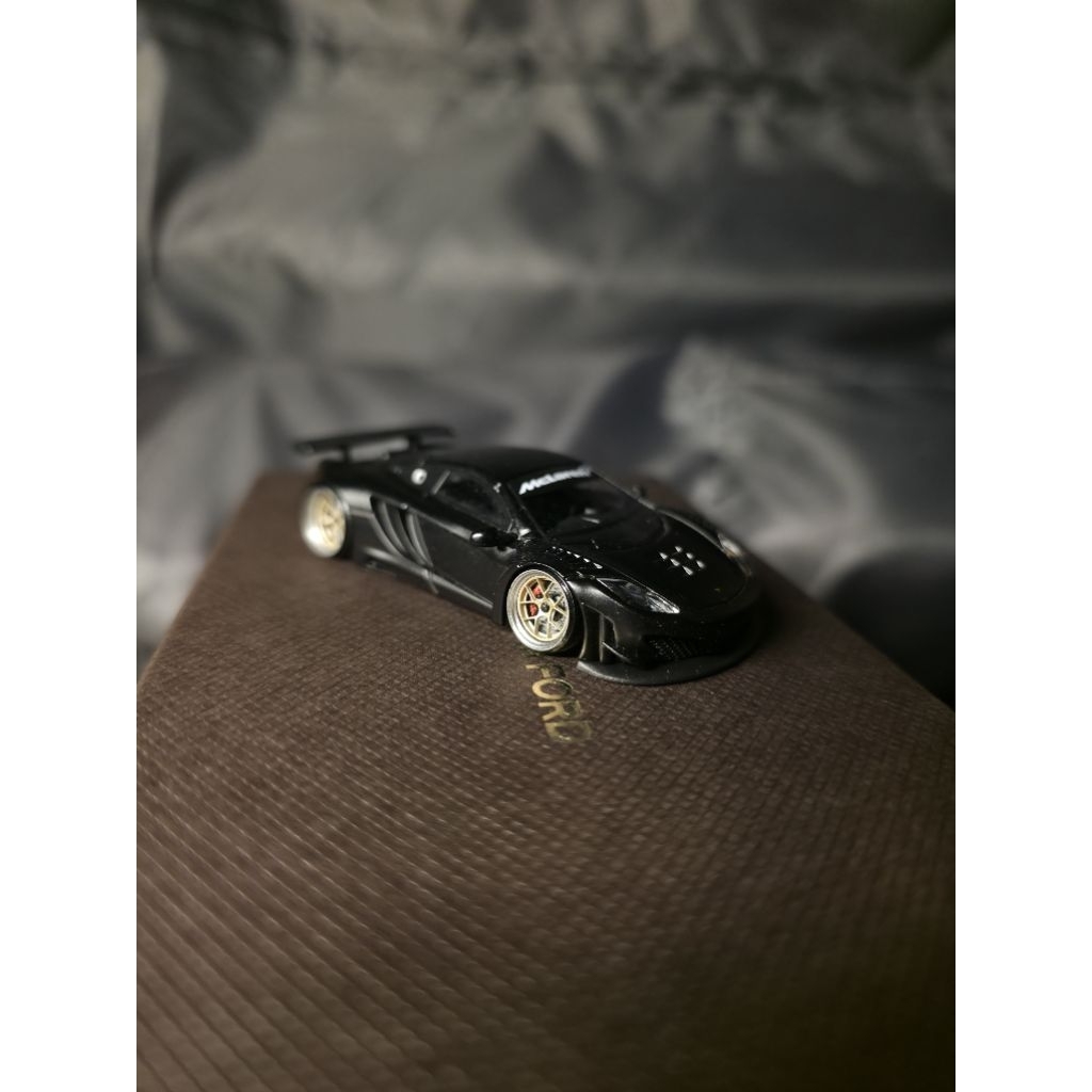 Kyosho 1/64 McLaren 12C GT3 Black Doff. Swapp wheels to Wasserpig. and special fitment.