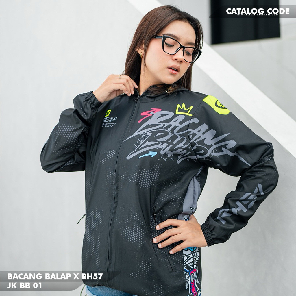 Special Edition Jaket Parasut BACANG BALAP x RH57 | Original Product RH57