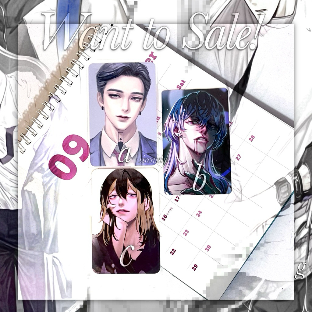 Fanmerch  |  Ran, Rindou Haitani Fanmerch Photocard by Dalmong7, Kurobinna, ding_dong_7_5