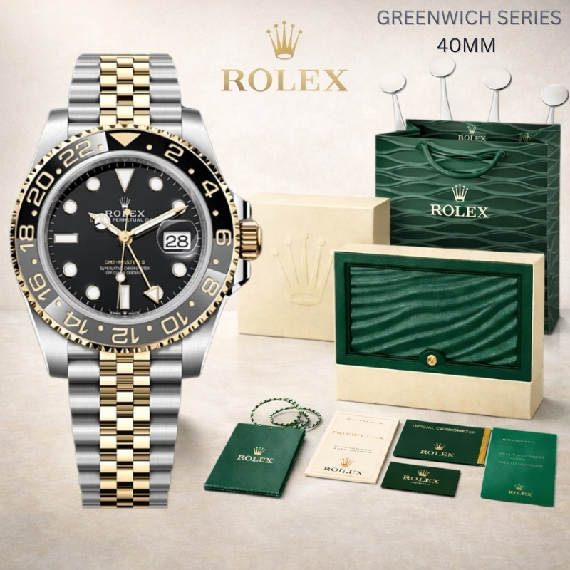 [Garansi 5 tahun] ROLEX 100% Asli Rolex GMT-Master ll m126713GRNR-0001 ROLEX jam tangan ori gmt mast