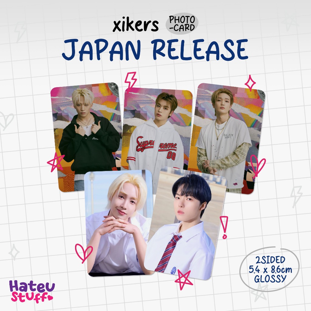 xikers Unofficial Photocard Japan Release (Up All Night, Tsuki)