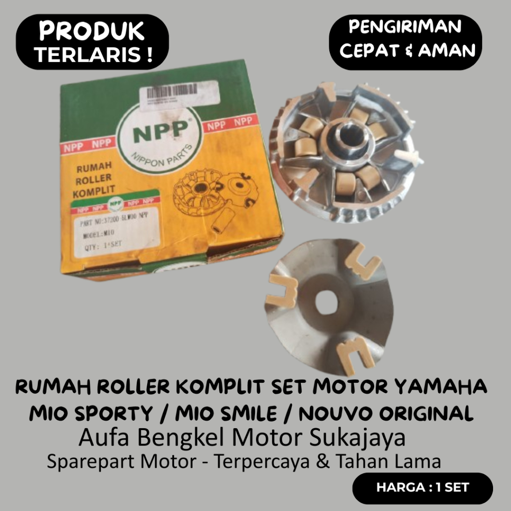 NPP Rumah Roller Komplit Set Yamaha Mio Sporty Mio Smile Nouvo