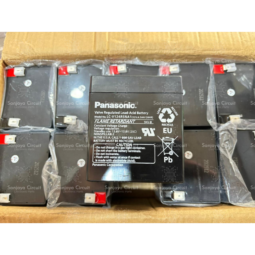 Baterai Aki Panasonic 12V 4.5Ah / Baterai Aki Kering Panasonic 12V 4.5A