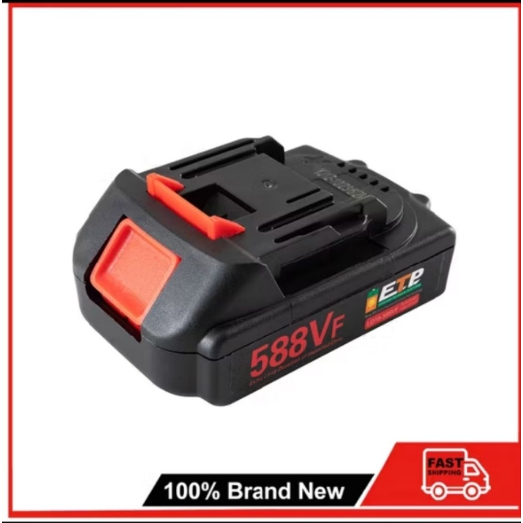 REMIU_SHOP 588VF Baterai Li-ion Kompatibel Dengan Alat Listrik