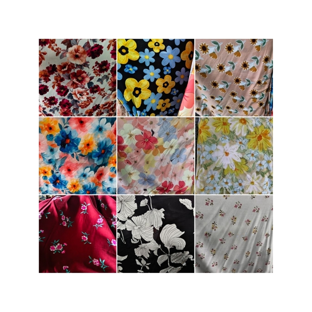 kain katun rayon premium, kain katun rayon motif terbaru, kain katun rayon murah(harga/0, 5m)