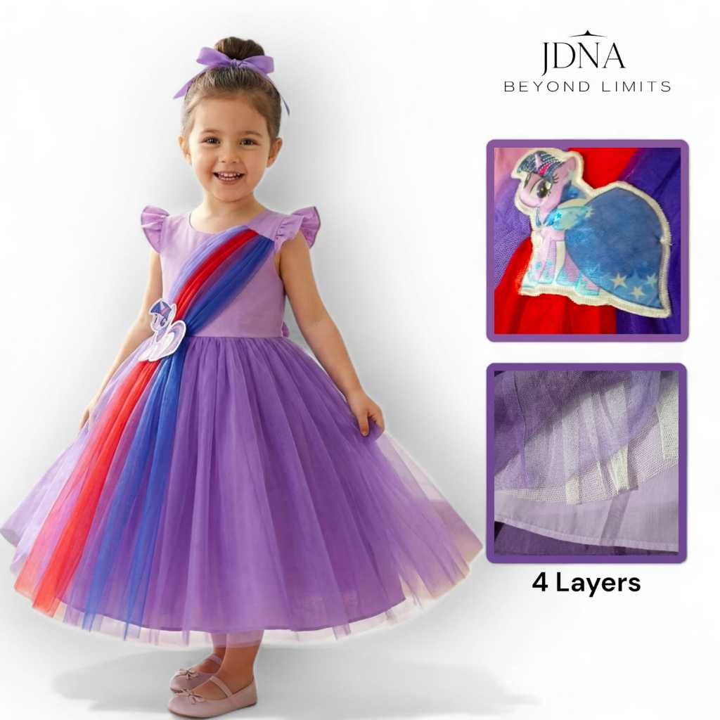 Dress Anak Perempuan TWILIGHT SPARKLE