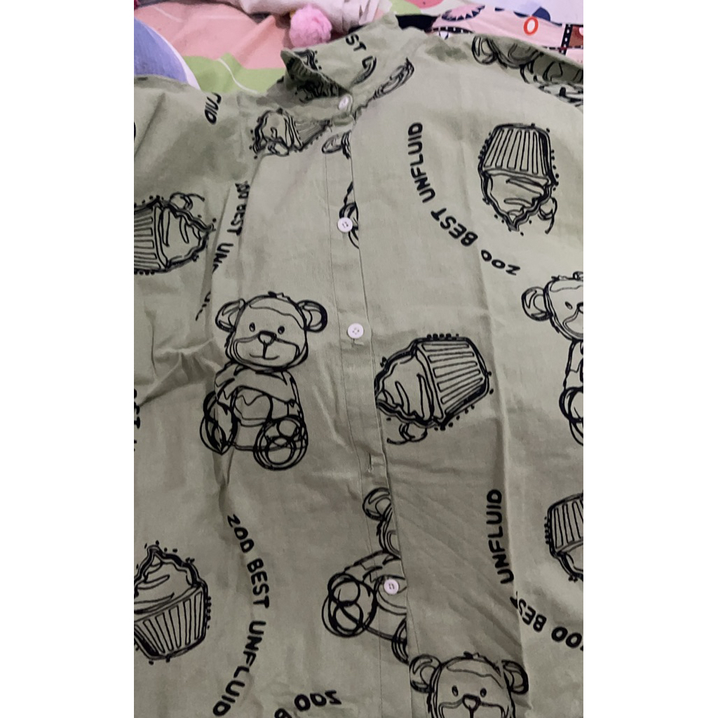 kemeja teddy bear