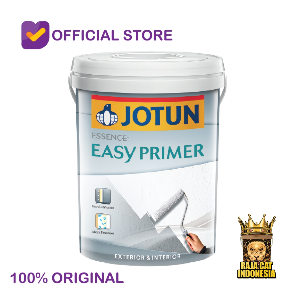 Cat Dasar Exterior & Interior | JOTUN EASY PRIMER PUTIH 25 KG | Kemasan Pail