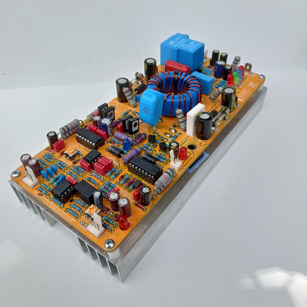 Driver power class D D1k5  komplit protector speaker tinggal colok psu kualitas komponen full origin