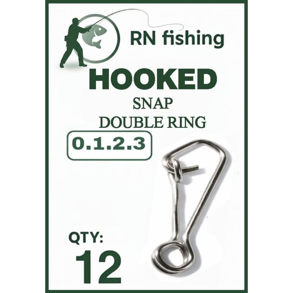 Snap Pancing RN Fishing Double Ring High Quality - Size 0, 1, 2, 3