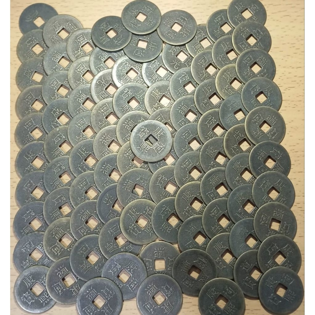 koin China bagus meter 3 cm detail