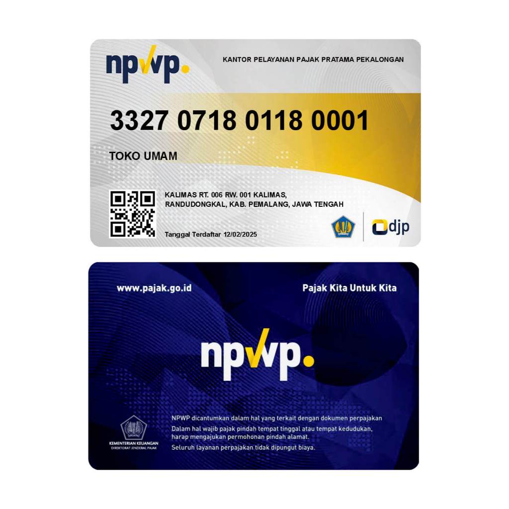 Jasa DaftarNPWP + CetakKartuNPWP