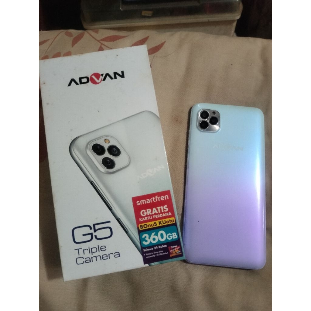 Hp Advan G5 4/32 second kondisi normal