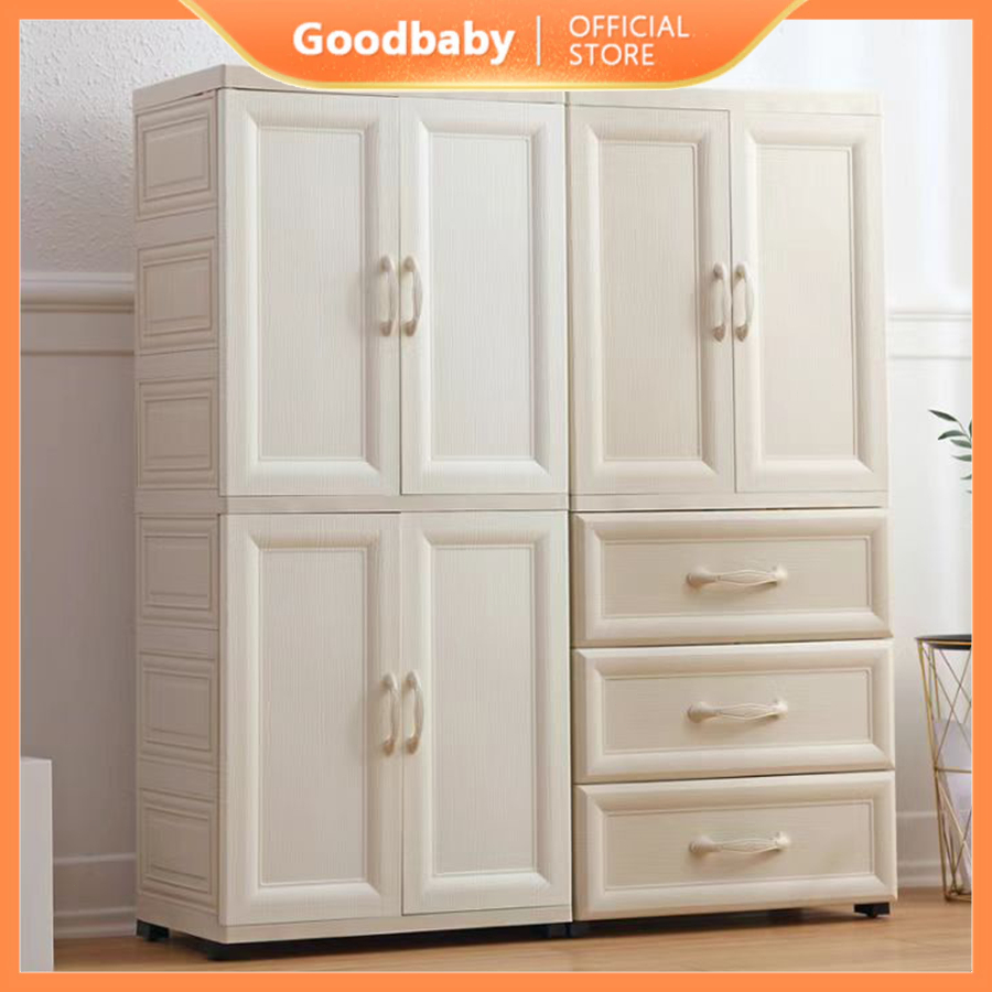 Goodbaby - Lemari Plastik Laci Susun Gantung - Lemari pakaian plastik premium Lemari Pakaian Gantung