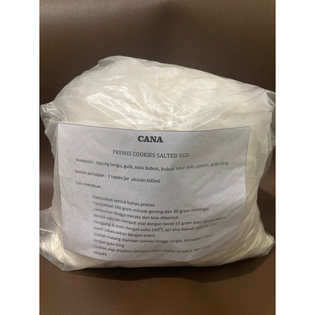 Premix Cookies Salted Egg/Premix Kue Kering Instan/Premix Kue Kering Telur Asin/Premix cookies insta