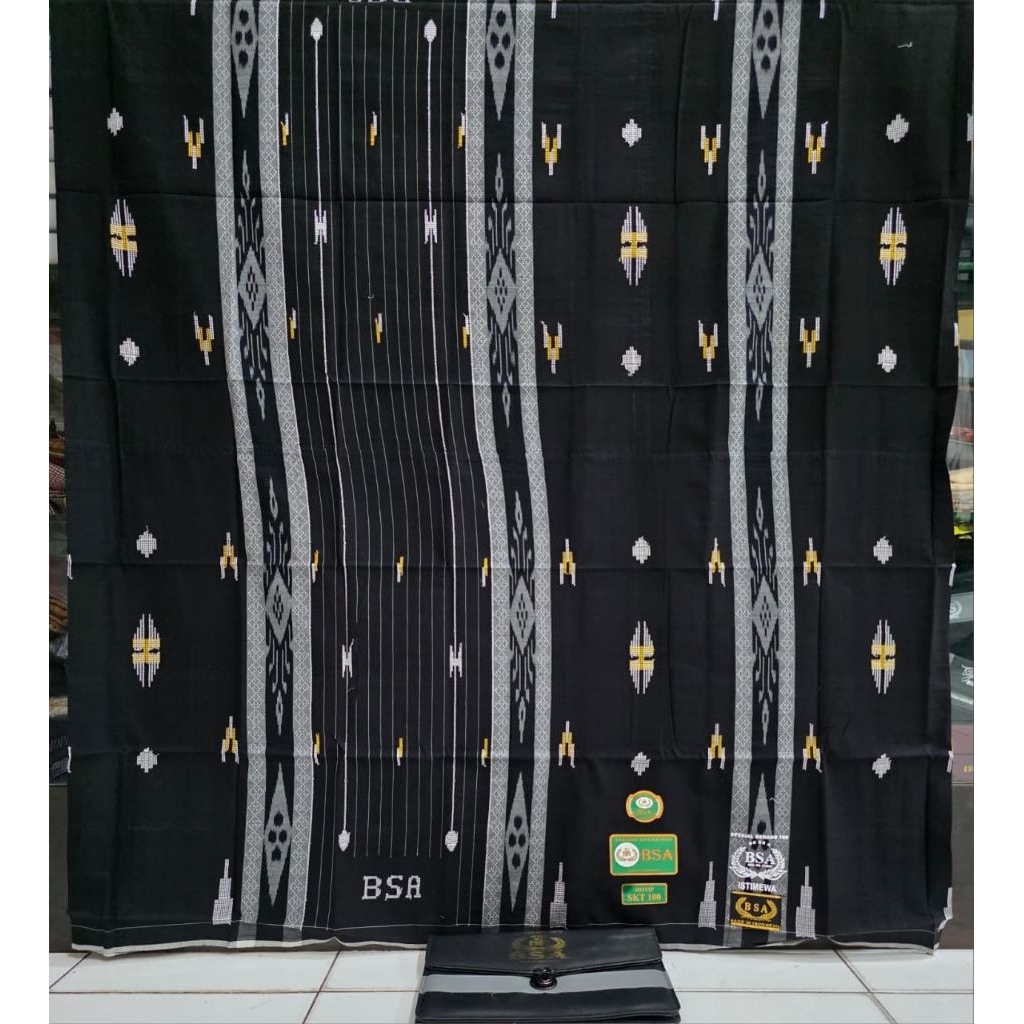 Sarung BSA Mercerized Motif SKT Songket