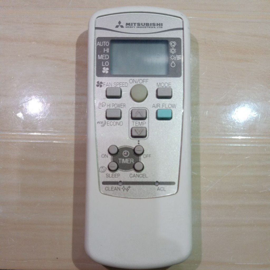Remote AC Mitsubishi Heavy Industries Original 100% Asli | Second| Normal