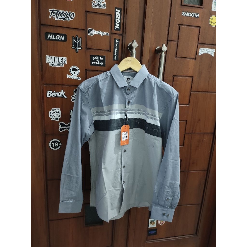 Kemeja Pria/ Baju Muslim LUXTON UK M Lengan Panjang  || 100%Original