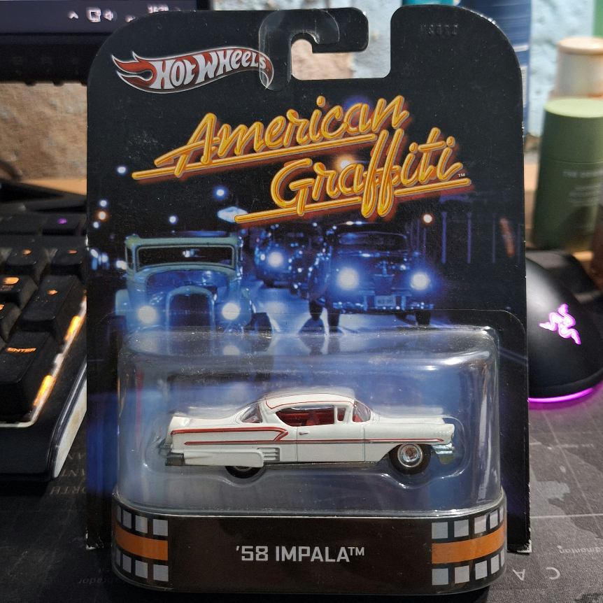 Hot Wheels American Graffiti 58 Chevy Impala 2013 Retro Entertainment Series