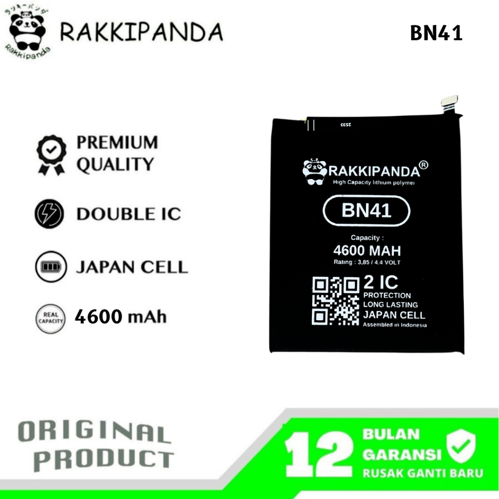 RakkiPanda - BN41 Redmi Note 4 Mediatek / Note 4x Mediatek Batre Batrai Baterai