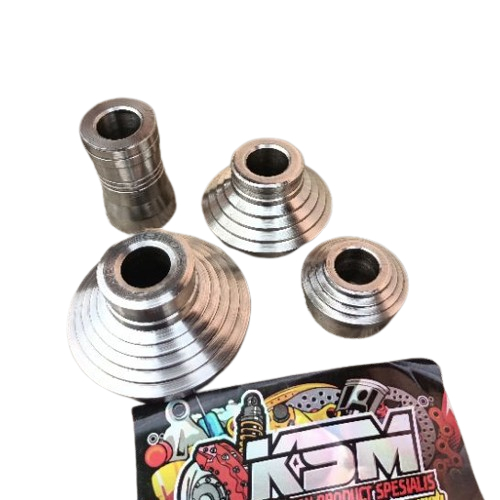 BOSHING GEARBOX VELG RCB STAINLESS 304 PNP SHOK DEPAN NINJA RR R RR SS (DEPAN +BELAKANG)