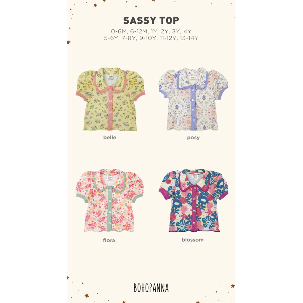 SASSY TOP - BOHOPANNA