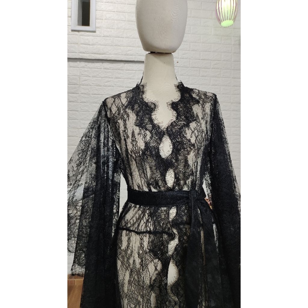 robe pengantin/robe wedding/kimonopengantin/ robe brokat