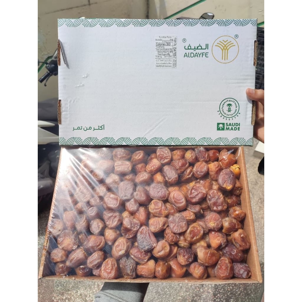 SUKKARI AL DAYFE 3KG GRADE A AL QASIEM - HC - AL SAIF - HARAMAIN - AMIRAH - CASTLE FARM WRAPPING KUR