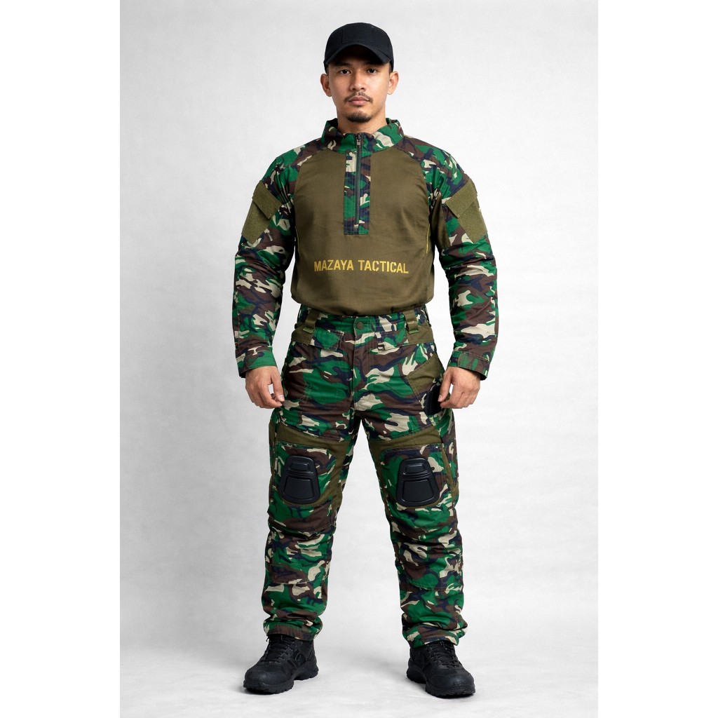 Baju COMBAT SHIRT LORENG MALVINAS TNI AD Bahan Sritex Jatah Pembagian Tahun 2024