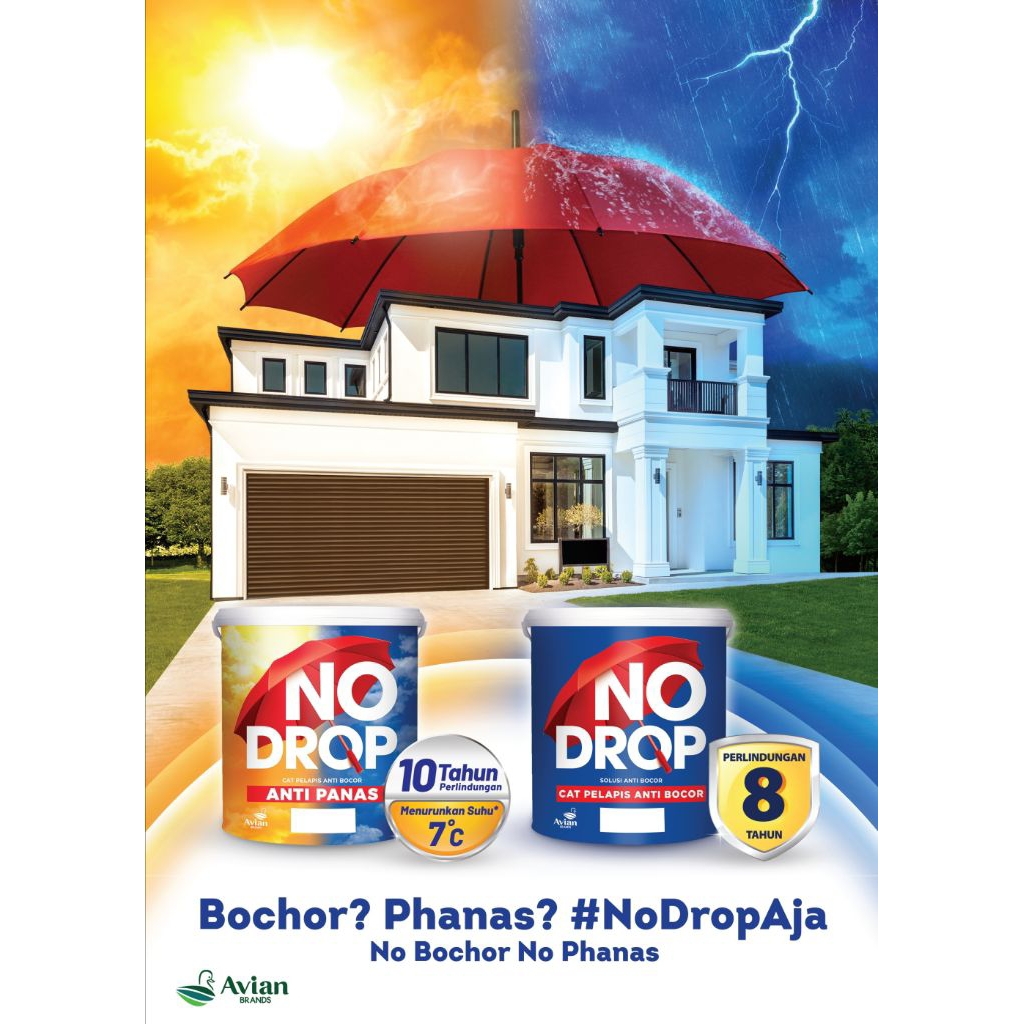 Cat No Drop Anti Bocor dan Anti Panas 1 Kg