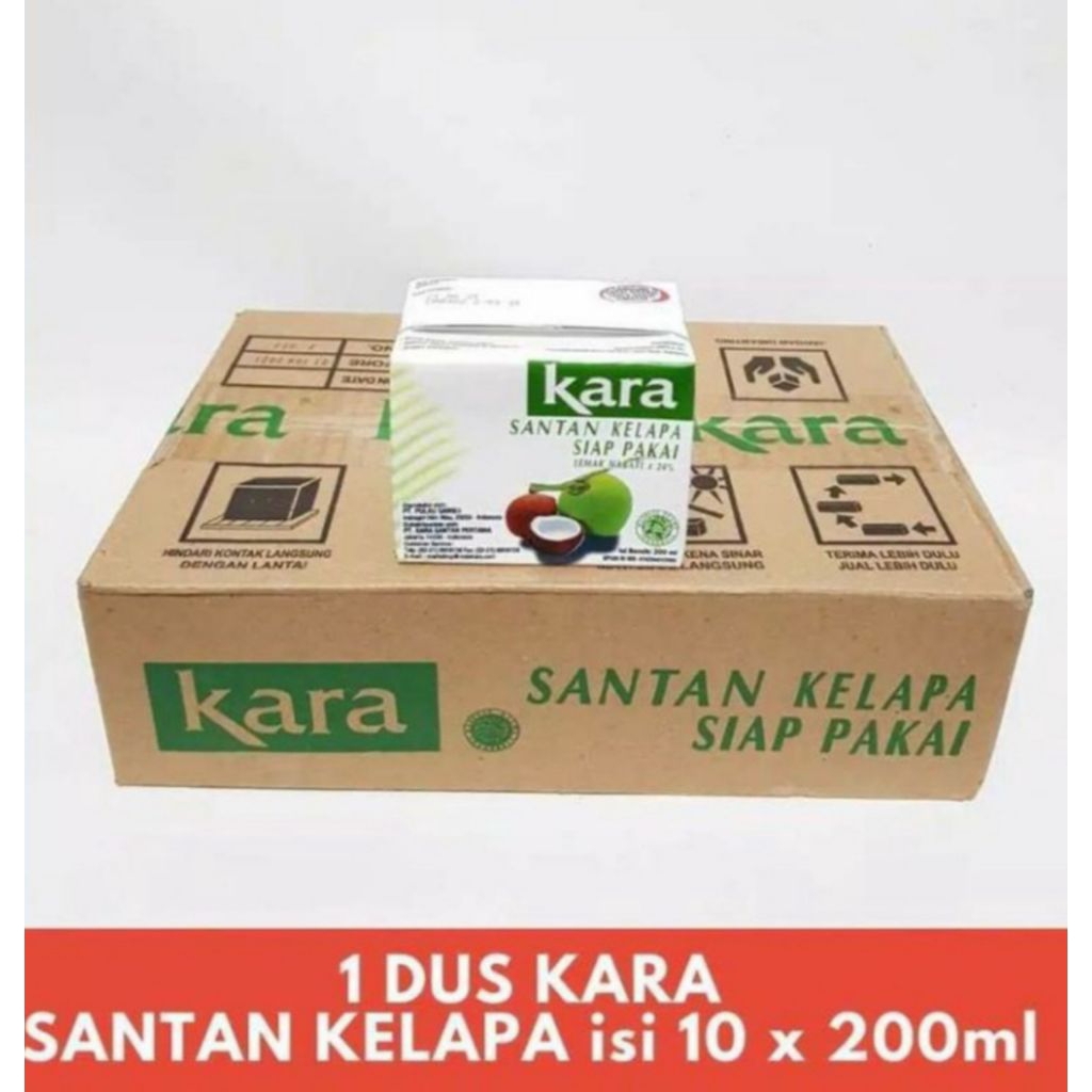 Santan Kara 200ml 1 Dus Isi 10