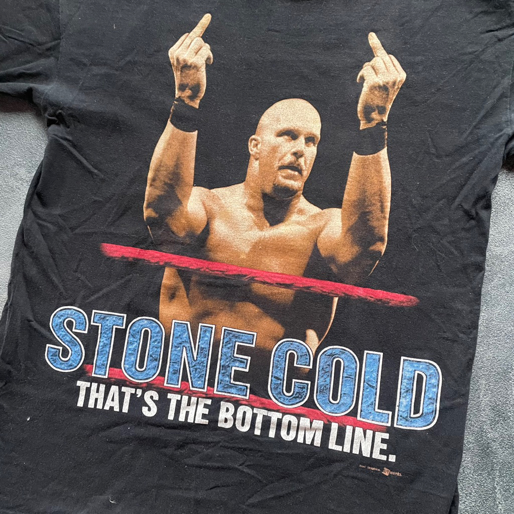 baju smackdown kaos WWE STONE COLD tshirt