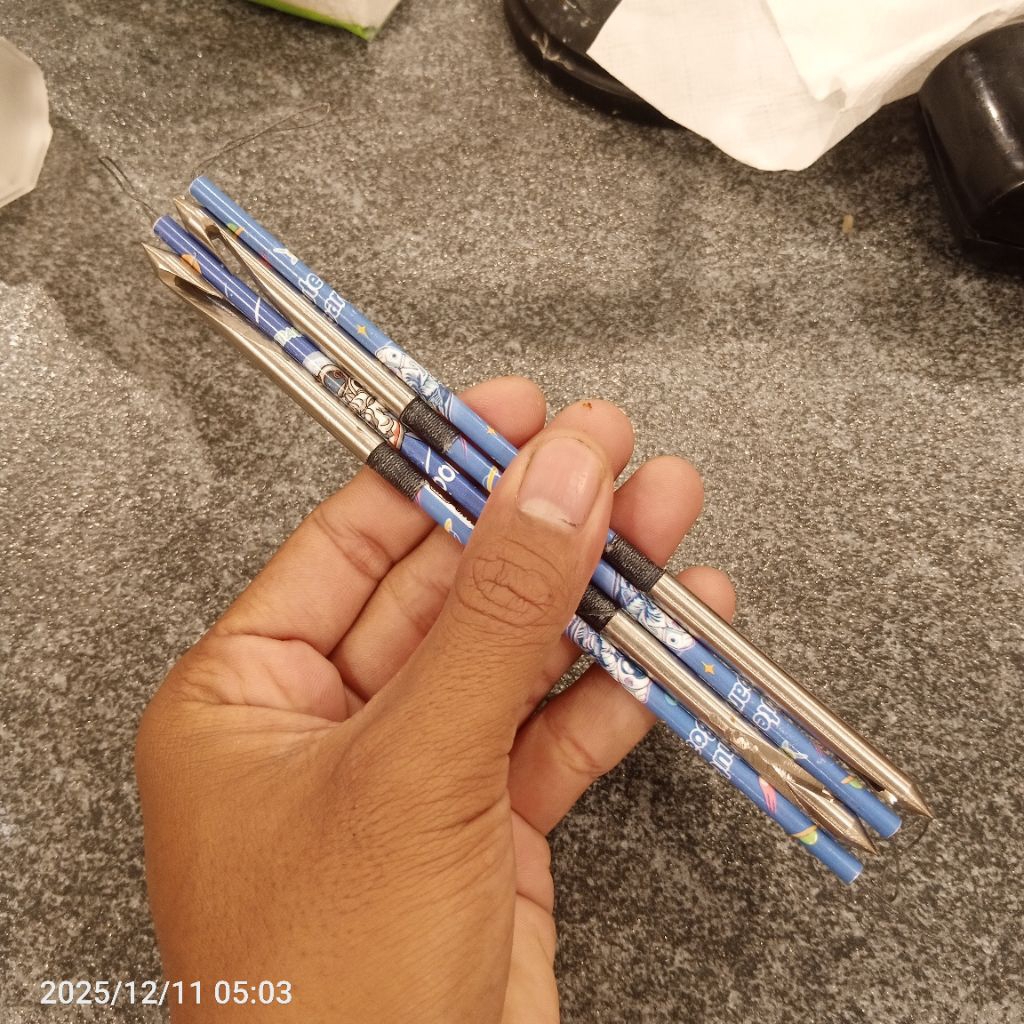 sujen SS SAMBUNG PULPEN kepala 6MM siap pakai