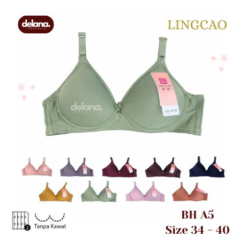 LINGCAO - Bh Lingcao Original / Bra Push Up Bh Busa Tanpa Kawat Lingcao A5