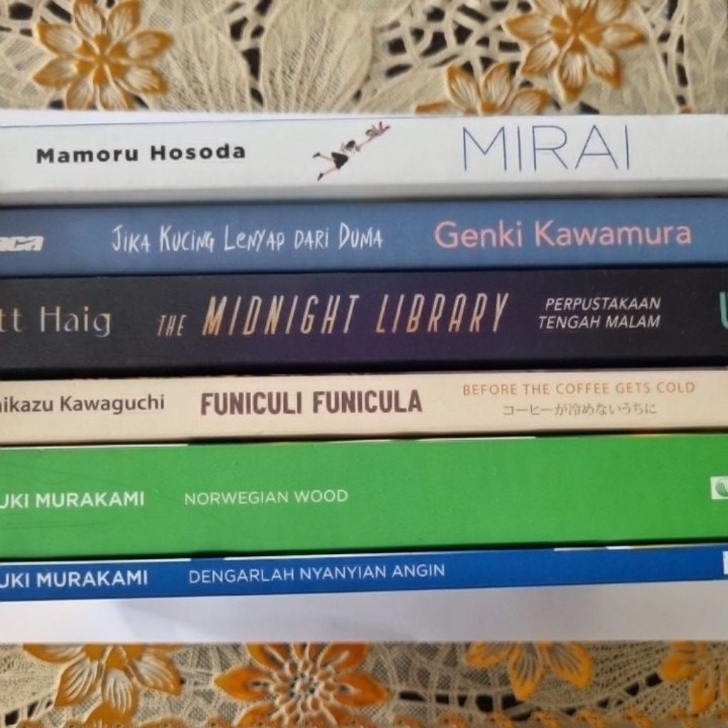 [Buku Preloved Ori] Norwegian wood, Angsa dan kelelawar, anak rantau, tabula rasa, ahmad tohari