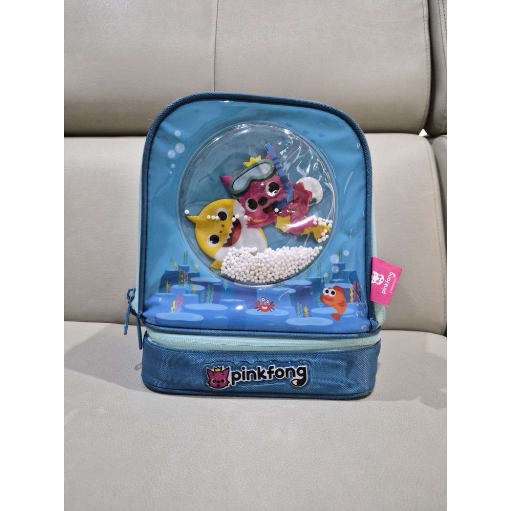 Tas ransel makan babyshark pinkfong