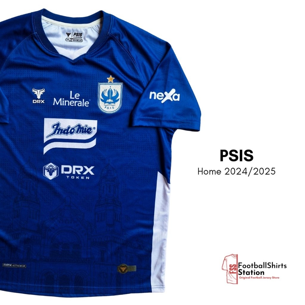Jersey PSIS Semarang Home 2024/2025 Supporter Version Nameset Dewangga XXL Original DRX