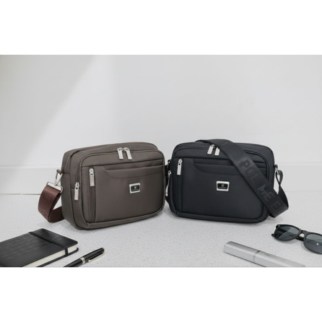 Tas selempang pria polo danny/Tas selempang tidur pria-wanita/Tas selempang import original