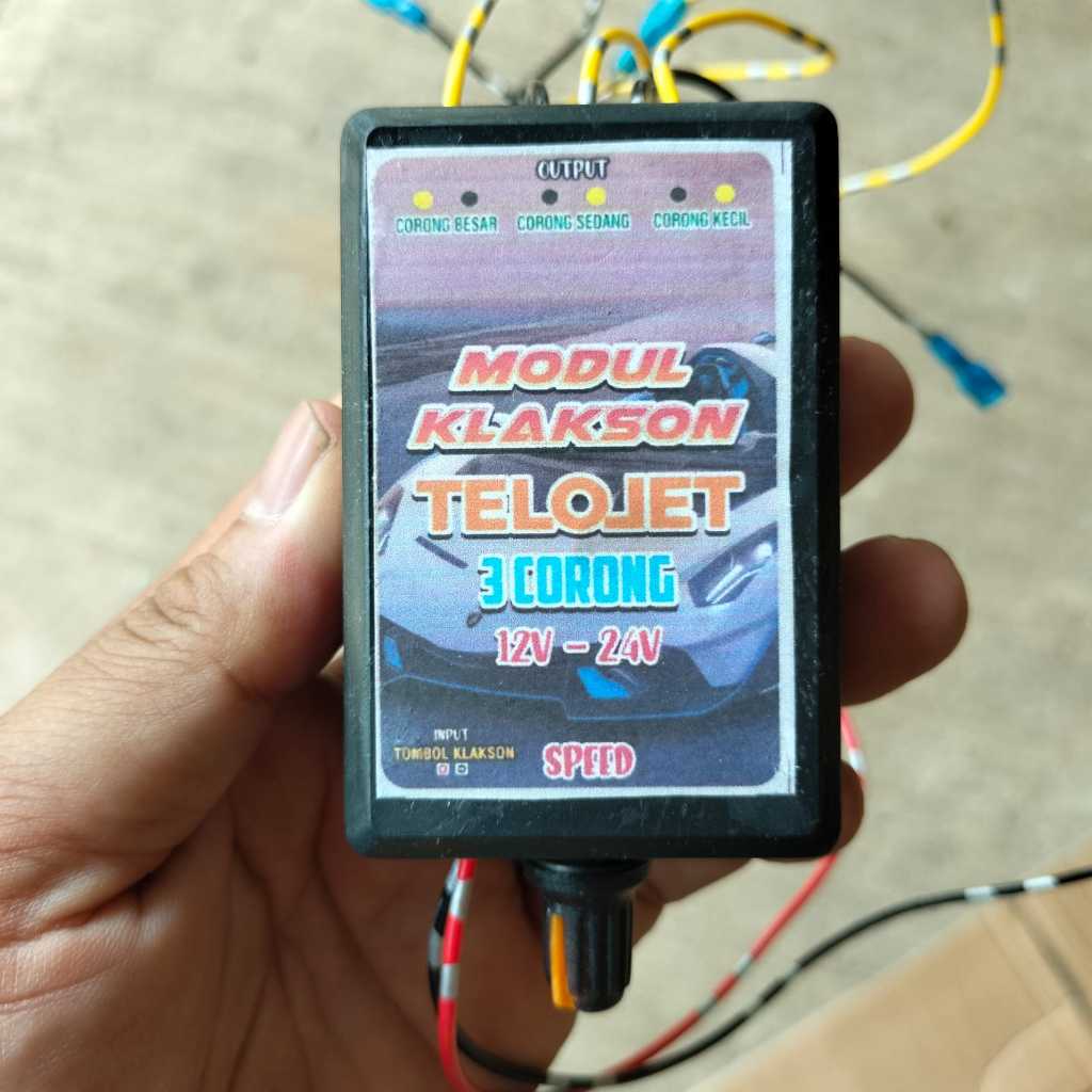Modul Putus Putus Klakson Telolet 3 Corong ala Marco Italy 12/24Volt