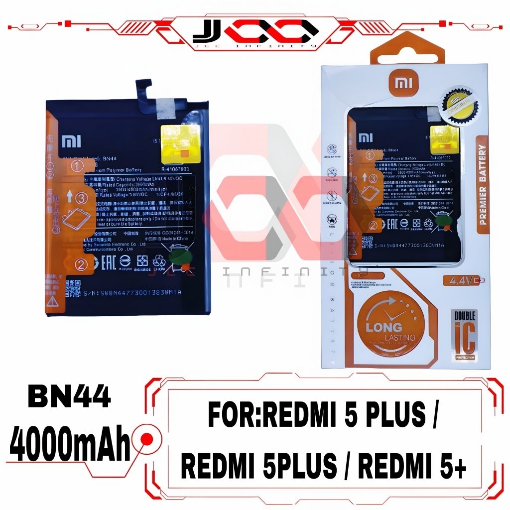 BATERAI 100% ORIGINAL BN44 / REDMI 5 PLUS / REDMI 5PLUS / REDMI 5+ BATERAI BAT