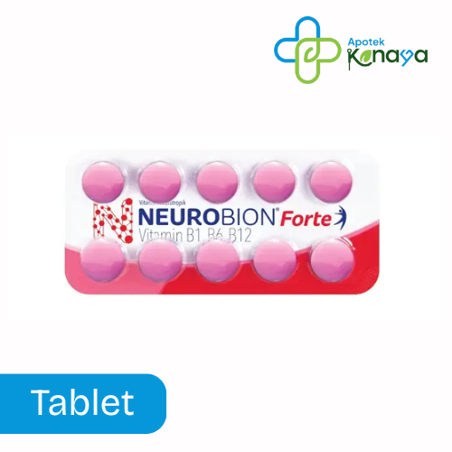 Apotek Kanaya - Neurobion Forte 10 Tablet Obat & Vitamin Saraf