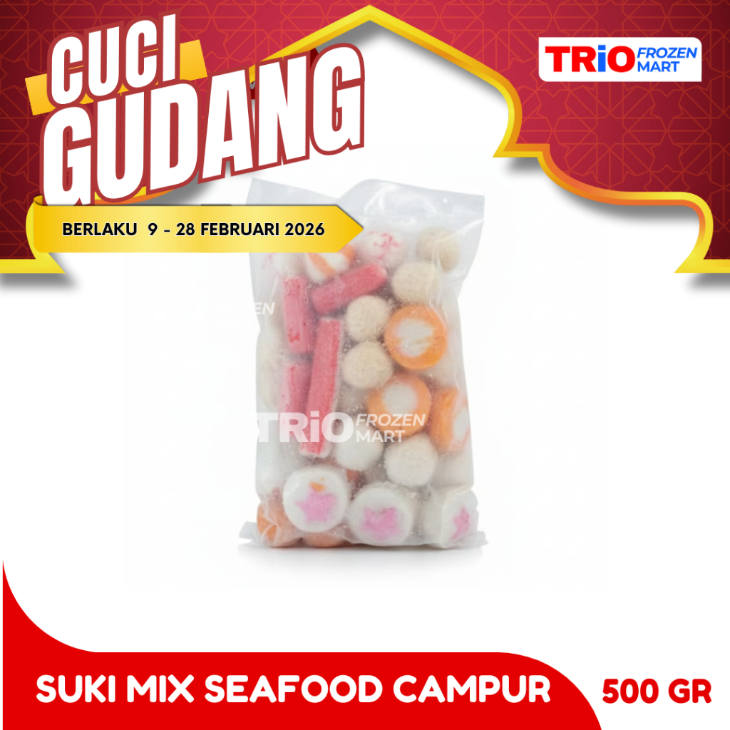 CEDEA Suki Mix Free Bumbu Tom Yum | Baso Seafood isian random Tomyam 500gr